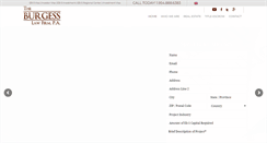 Desktop Screenshot of burgesslawfirm.com
