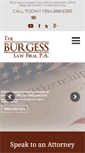 Mobile Screenshot of burgesslawfirm.com